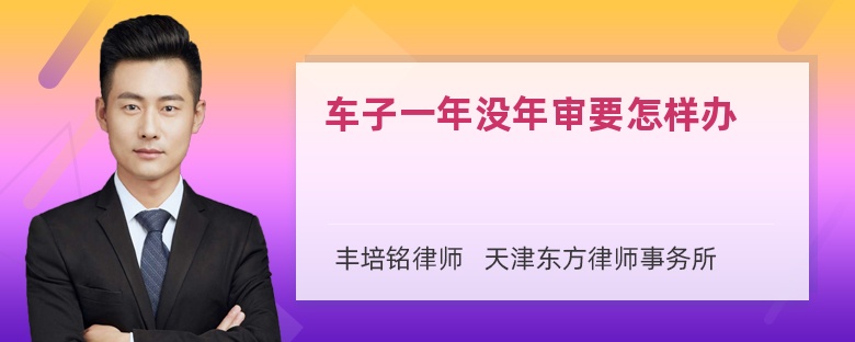 车子一年没年审要怎样办