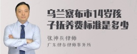 乌兰察布市14岁孩子抚养费标准是多少