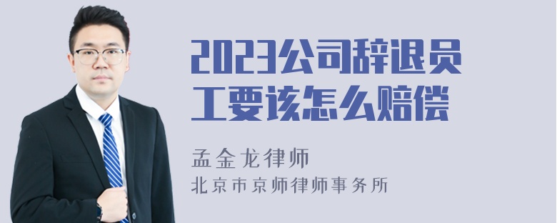 2023公司辞退员工要该怎么赔偿