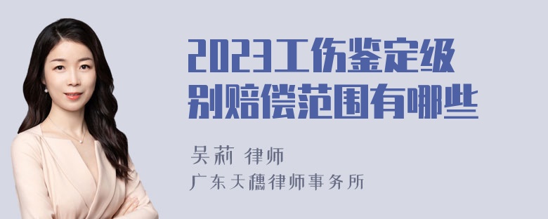 2023工伤鉴定级别赔偿范围有哪些