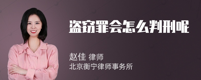 盗窃罪会怎么判刑呢