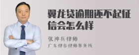 翼龙贷逾期还不起征信会怎么样