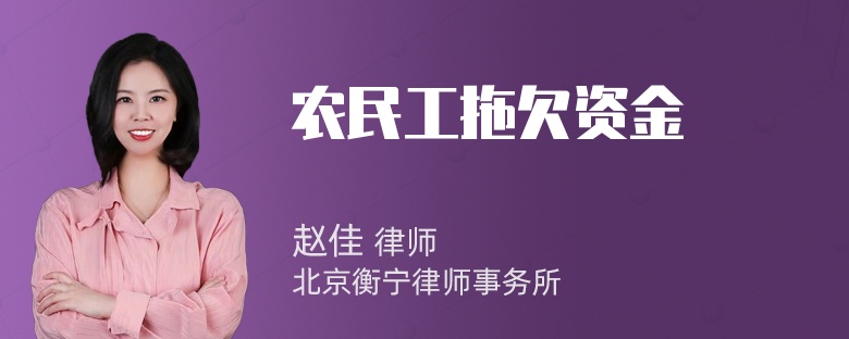 农民工拖欠资金