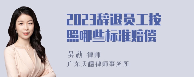 2023辞退员工按照哪些标准赔偿