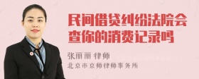 民间借贷纠纷法院会查你的消费记录吗