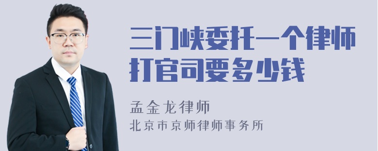 三门峡委托一个律师打官司要多少钱