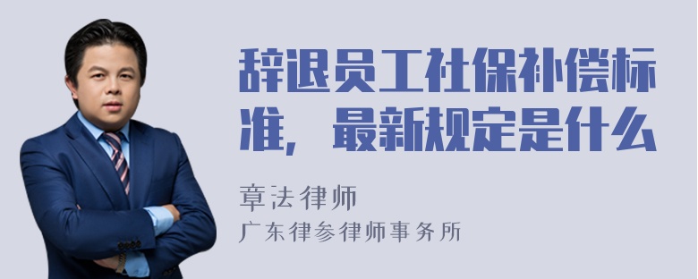 辞退员工社保补偿标准，最新规定是什么