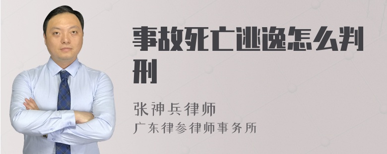 事故死亡逃逸怎么判刑