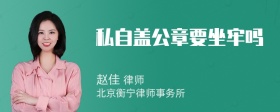 私自盖公章要坐牢吗