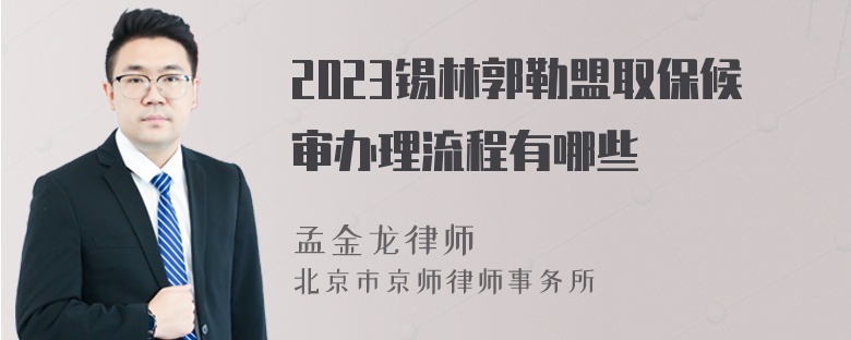 2023锡林郭勒盟取保候审办理流程有哪些