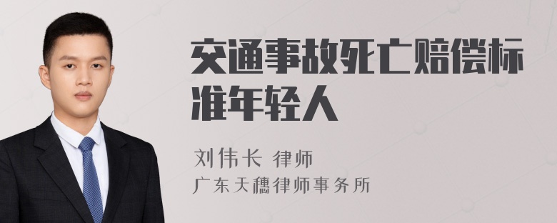 交通事故死亡赔偿标准年轻人