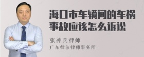 海口市车辆间的车祸事故应该怎么诉讼