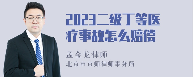 2023二级丁等医疗事故怎么赔偿