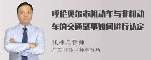 呼伦贝尔市机动车与非机动车的交通肇事如何进行认定