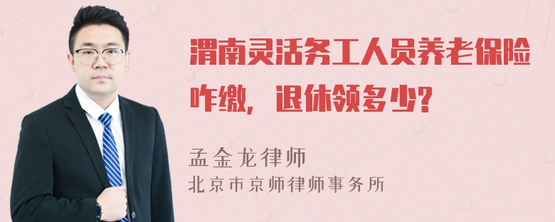 渭南灵活务工人员养老保险咋缴，退休领多少?