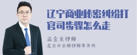 辽宁商业秘密纠纷打官司步骤怎么走