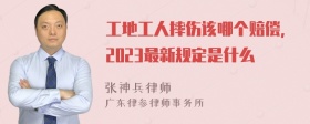 工地工人摔伤该哪个赔偿,2023最新规定是什么