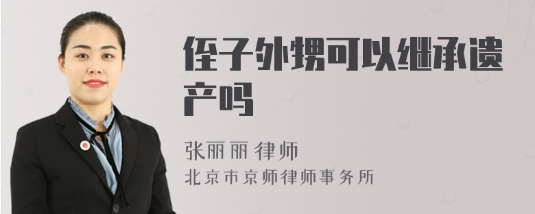 侄子外甥可以继承遗产吗