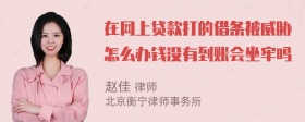 在网上贷款打的借条被威胁怎么办钱没有到账会坐牢吗