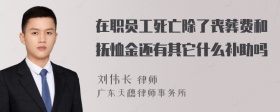 在职员工死亡除了丧葬费和抚恤金还有其它什么补助吗