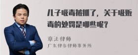 儿子吸毒被抓了，关于吸贩毒的处罚是哪些呢？