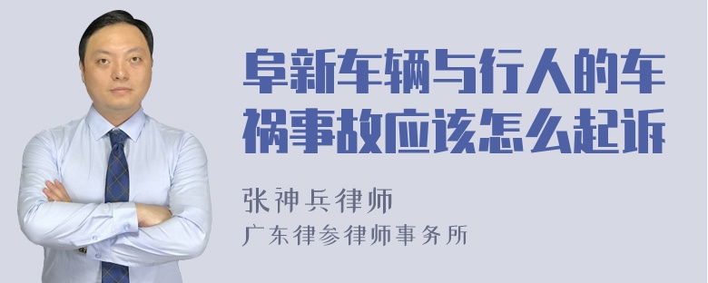 阜新车辆与行人的车祸事故应该怎么起诉