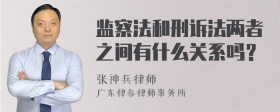 监察法和刑诉法两者之间有什么关系吗？