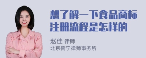 想了解一下食品商标注册流程是怎样的