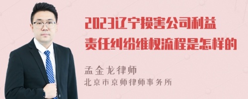 2023辽宁损害公司利益责任纠纷维权流程是怎样的