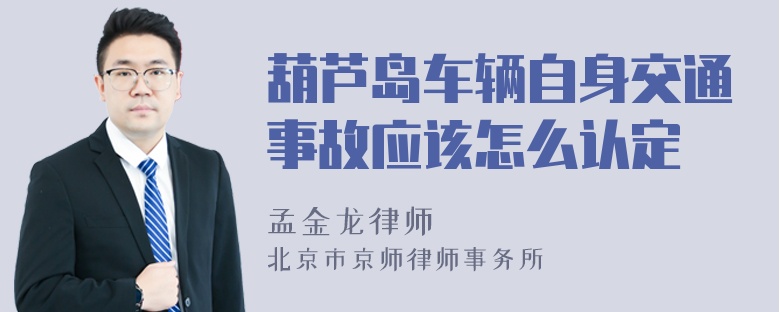 葫芦岛车辆自身交通事故应该怎么认定