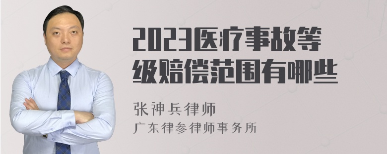 2023医疗事故等级赔偿范围有哪些