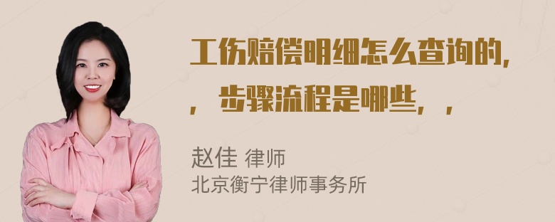 工伤赔偿明细怎么查询的，，步骤流程是哪些，，