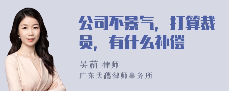 公司不景气，打算裁员，有什么补偿