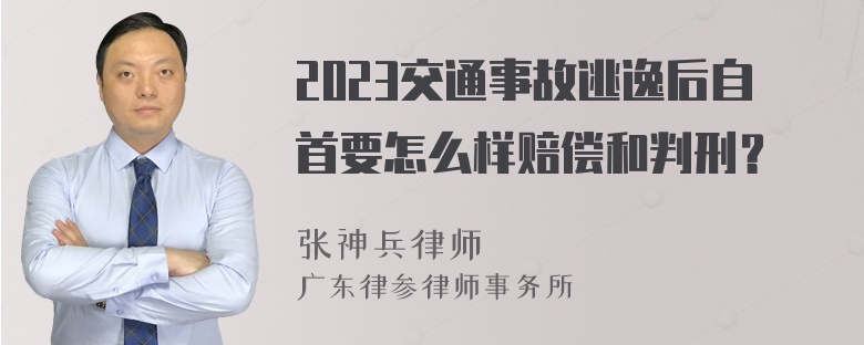 2023交通事故逃逸后自首要怎么样赔偿和判刑？