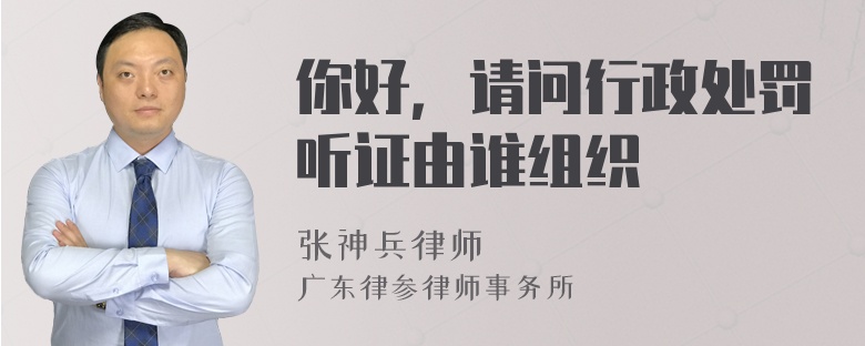 你好，请问行政处罚听证由谁组织