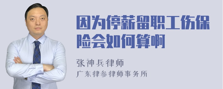 因为停薪留职工伤保险会如何算啊