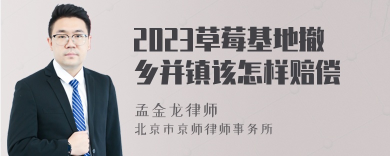 2023草莓基地撤乡并镇该怎样赔偿