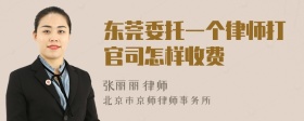 东莞委托一个律师打官司怎样收费