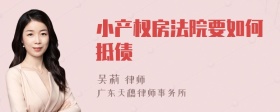 小产权房法院要如何抵债