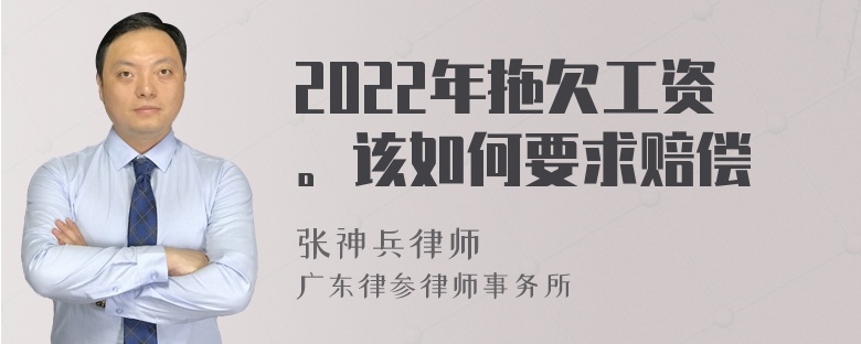 2022年拖欠工资。该如何要求赔偿