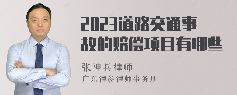 2023道路交通事故的赔偿项目有哪些