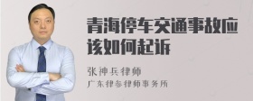 青海停车交通事故应该如何起诉