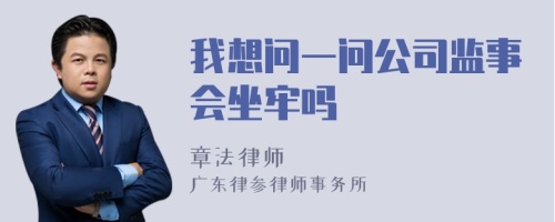 我想问一问公司监事会坐牢吗