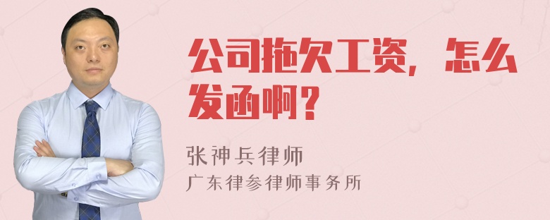 公司拖欠工资，怎么发函啊？