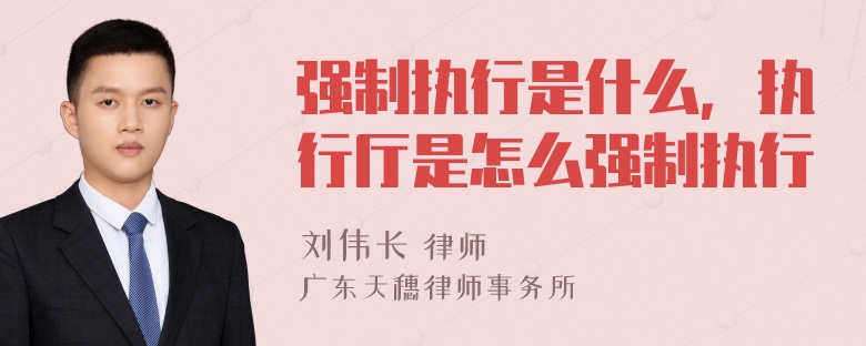 强制执行是什么，执行厅是怎么强制执行