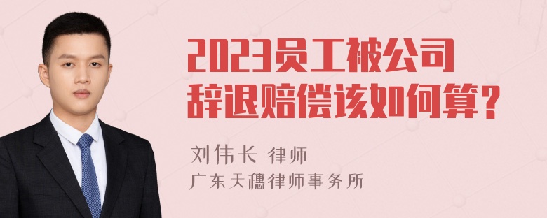 2023员工被公司辞退赔偿该如何算？