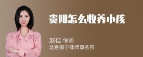 贵阳怎么收养小孩