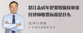 怒江未成年犯罪取保候审委托律师收费标准是什么