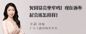 欠网贷会坐牢吗！现在还不起会该怎样样！