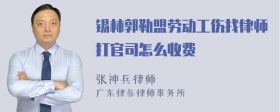 锡林郭勒盟劳动工伤找律师打官司怎么收费